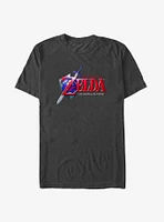 Nintendo The Legend of Zelda Ocarina Logo Big & Tall T-Shirt