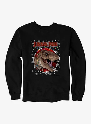 Jurassic Park Christmas Holiday T-Rex Sweatshirt