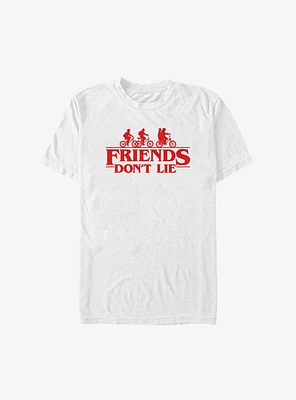 Stranger Things Friends Don't Lie Logo Big & Tall T-Shirt