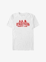 Stranger Things Friends Don't Lie Logo Big & Tall T-Shirt