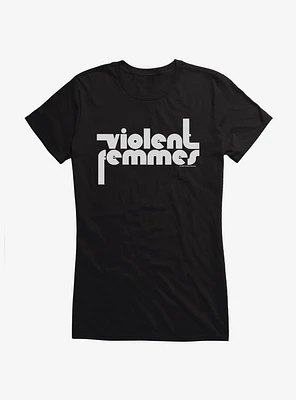 Violent Femmes Retro Logo Girls T-Shirt