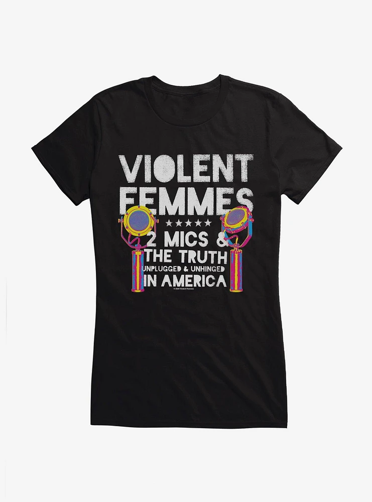 Violent Femmes Unplugged And Unhinged Girls T-Shirt
