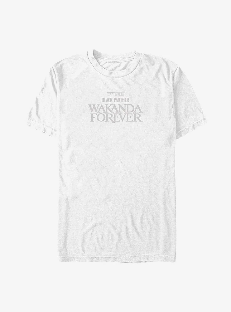 Marvel Black Panther: Wakanda Forever Clear Logo Big & Tall T-Shirt