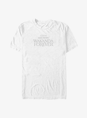 Marvel Black Panther: Wakanda Forever Clear Logo Big & Tall T-Shirt