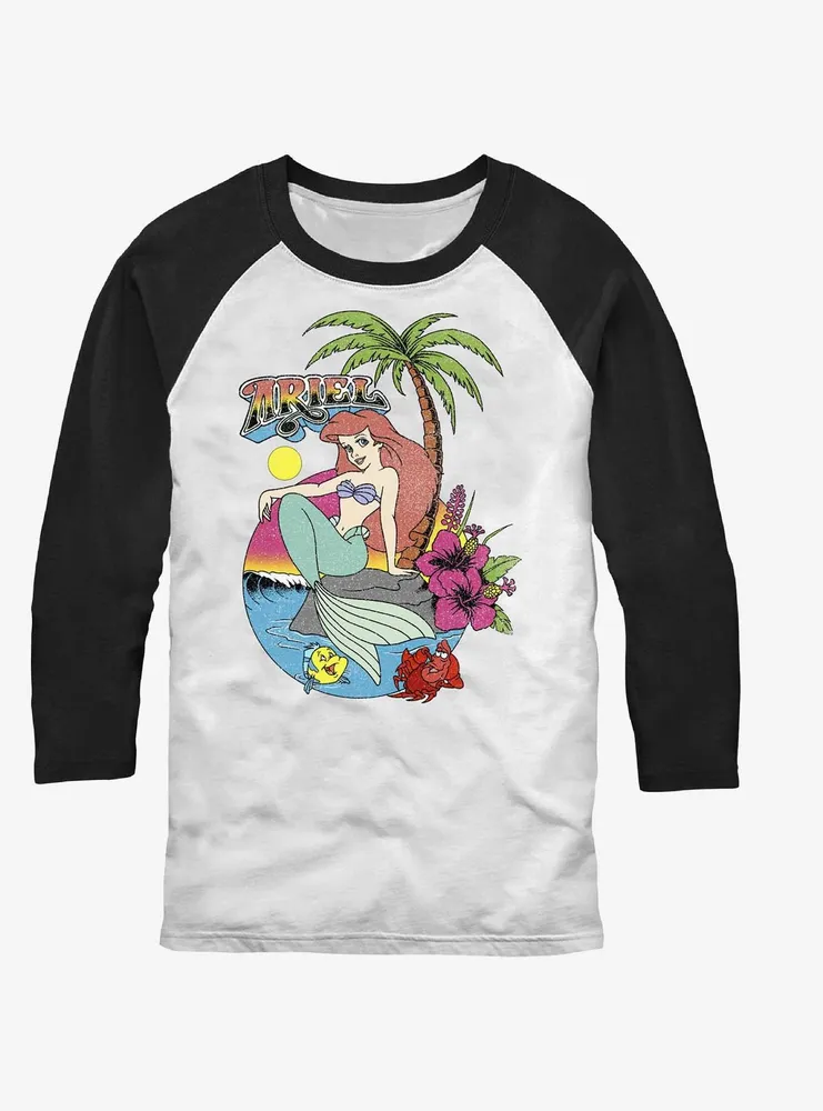 Disney The Little Mermaid Ariel Sunset Raglan