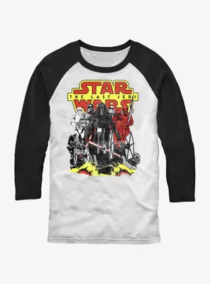 Star Wars: The Last Jedi Comic Style Raglan