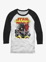 Star Wars: The Last Jedi Comic Style Raglan