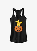 Pokemon Pikachu Pumpkin Girls Tank