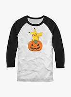 Pokemon Pikachu Pumpkin Raglan T-Shirt