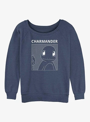 Pokemon Charmander Girls Slouchy Sweatshirt
