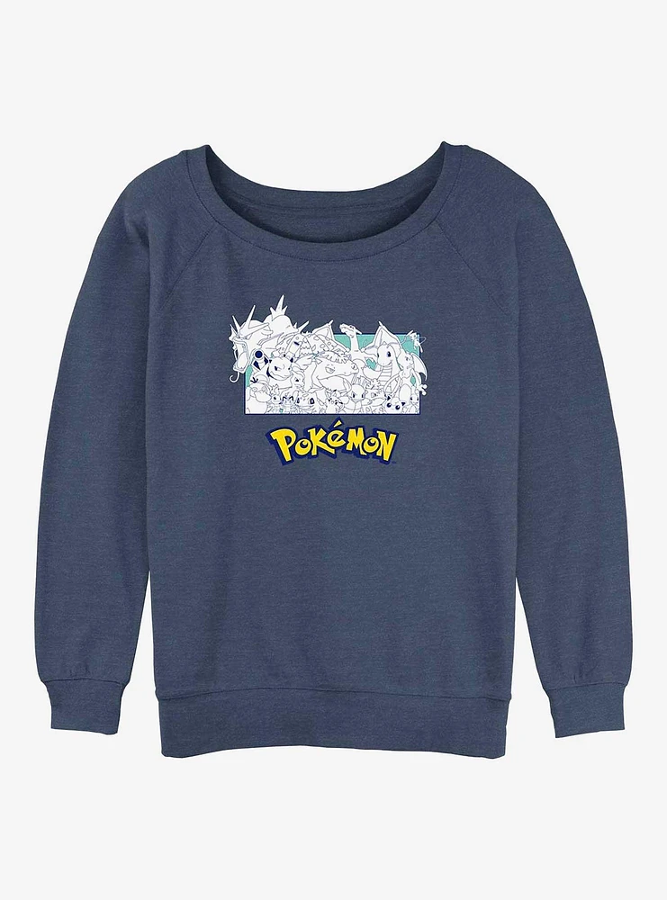 Pokemon The Classics Girls Slouchy Sweatshirt