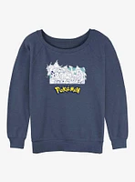 Pokemon The Classics Girls Slouchy Sweatshirt