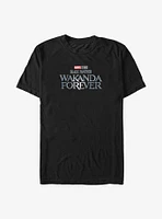 Marvel Black Panther: Wakanda Forever Metal Logo Big & Tall T-Shirt