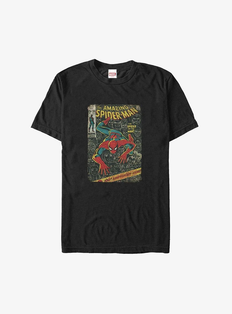 Marvel Spider-Man Spidey Crawl Comic Cover Big & Tall T-Shirt