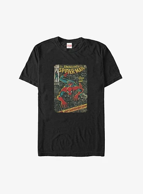 Marvel Spider-Man Spidey Crawl Comic Cover Big & Tall T-Shirt