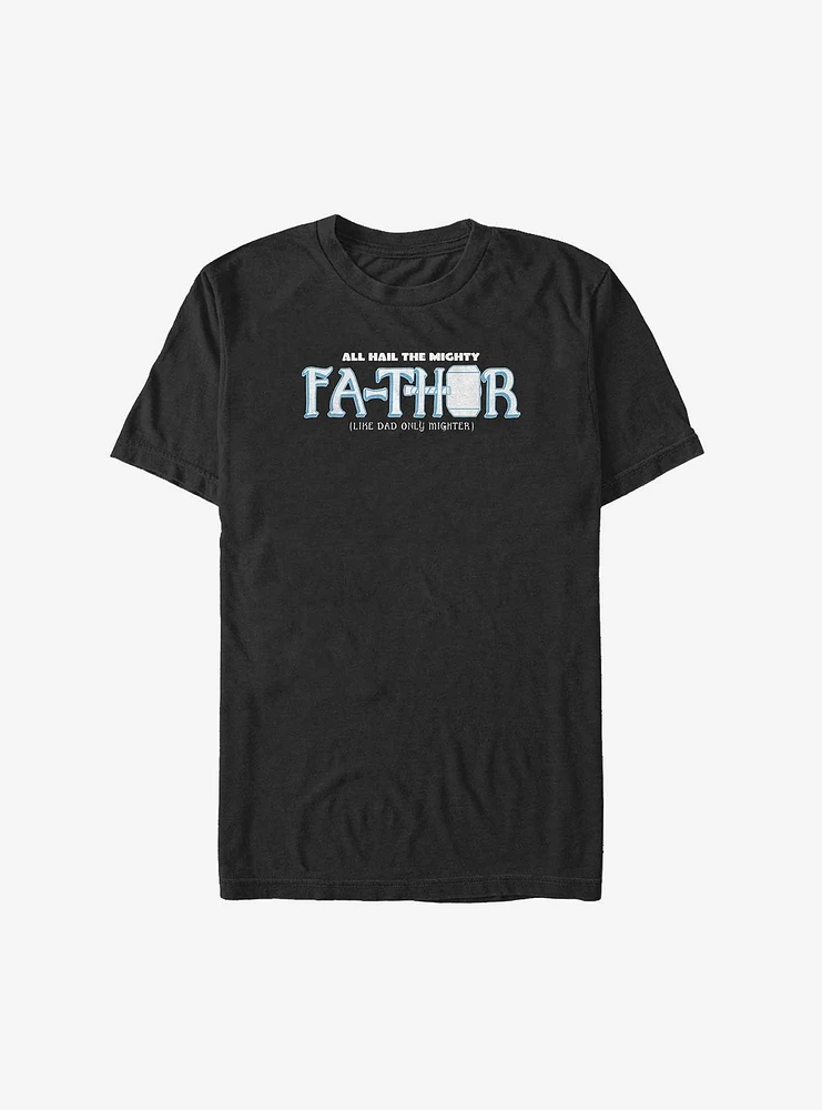 Marvel Thor Mighty Fa-Thor Big & Tall T-Shirt