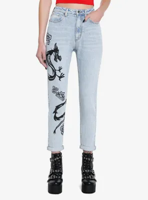 Disney Mulan Mushu Mom Jeans