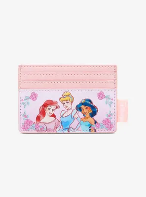 Loungefly Disney Princesses Floral Cardholder - BoxLunch Exclusive