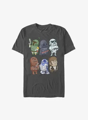 Star Wars Group Doodles T-Shirt