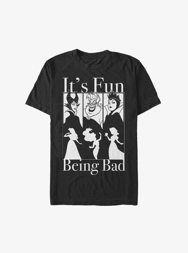 Disney Villains It's Fun Being Bad T-Shirt