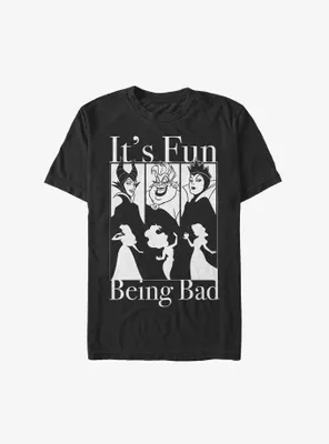 Disney Villains It's Fun Being Bad T-Shirt