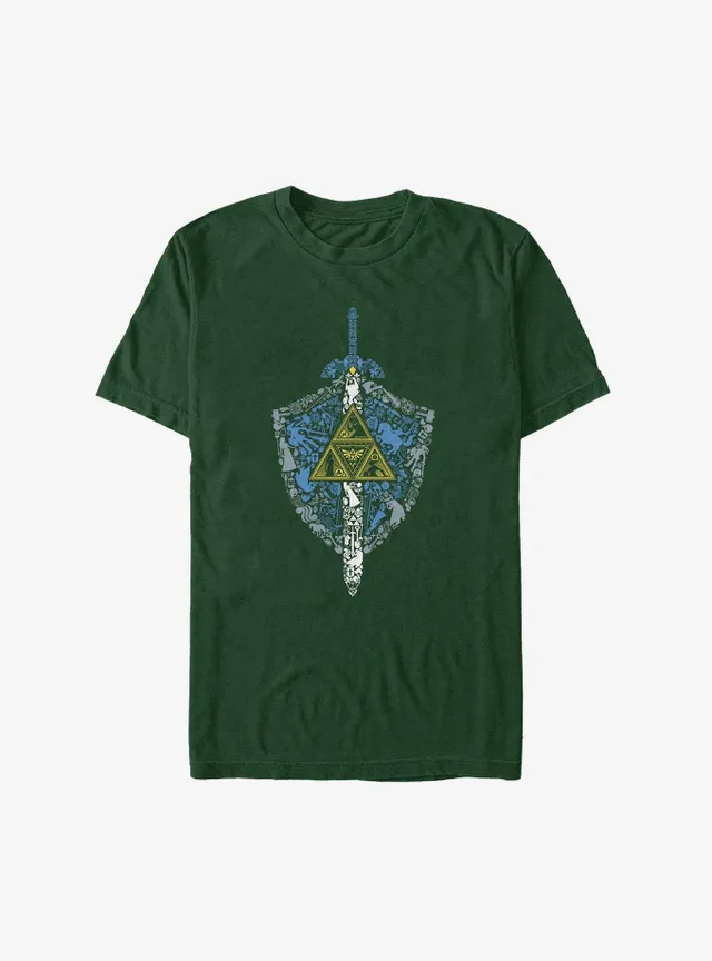 Hot Topic The Legend Of Zelda Triforce Hylian Shield Pajama Pants Plus