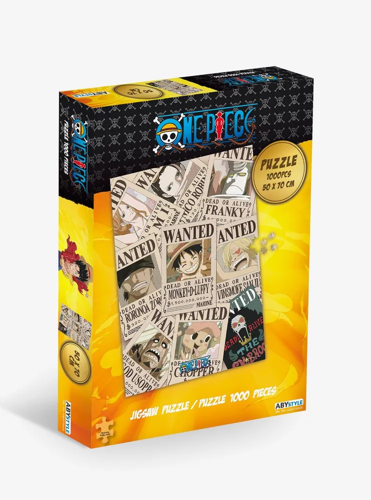 One Piece Wanted Posters 1000 Piece Puzzle