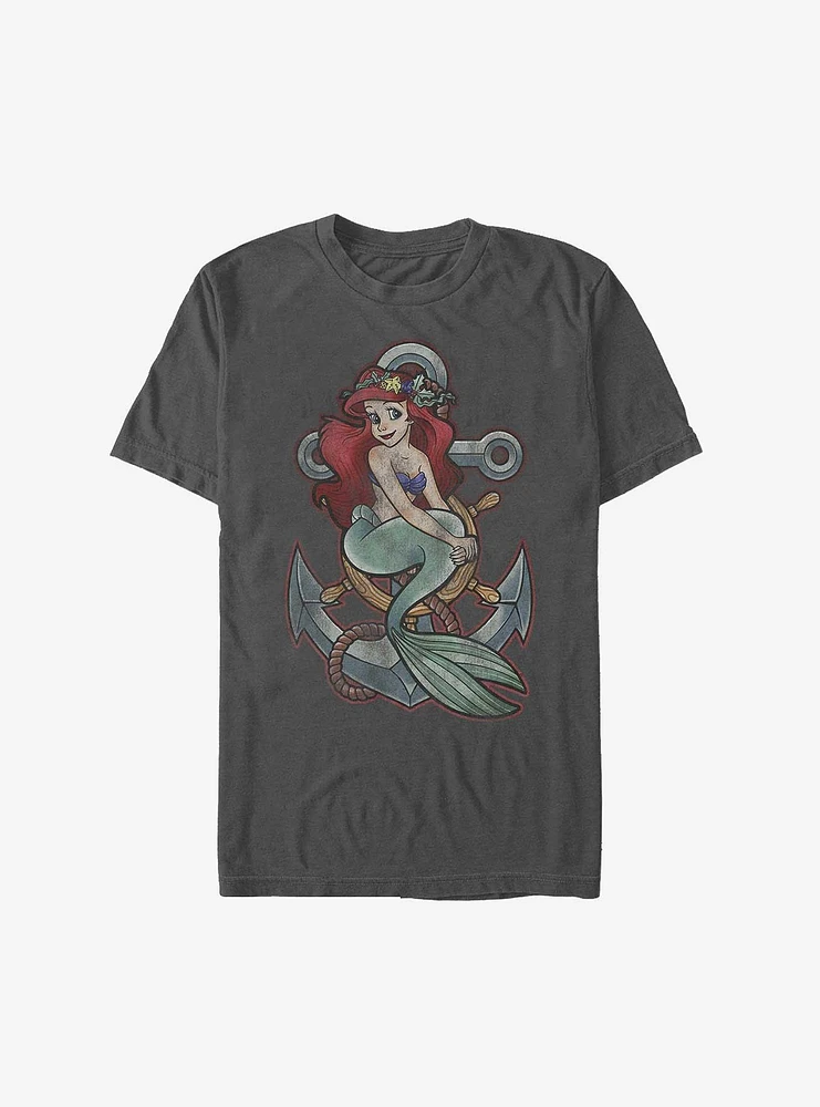 Disney The Little Mermaid Ariel Anchor T-Shirt