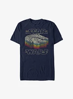 Star Wars Retro Millennium Falcon T-Shirt