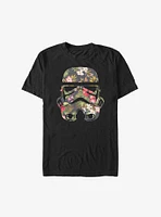 Star Wars Storm Trooper Flowers Helmet T-Shirt