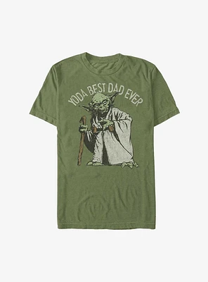 Star Wars Yoda Best Dad Extra Soft T-Shirt