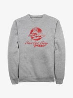 Stranger Things Surfer Boy Pizza Logo Sweatshirt