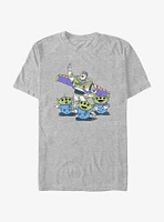 Disney Pixar Toy Story Vintage Buzz and Aliens T-Shirt