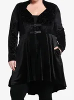 The Witcher Yennefer Velvet Hi-Low Girls Waistcoat Plus