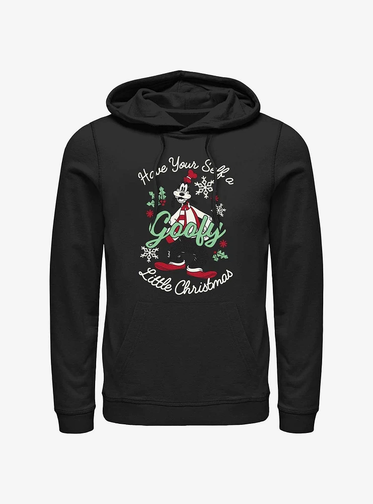 Disney Goofy Little Christmas Black Hoodie