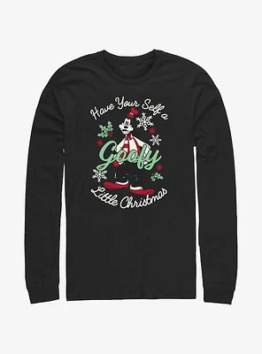 Disney Goofy Little Christmas Black Long-Sleeve T-Shirt