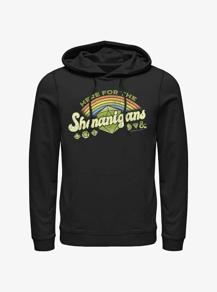 Dungeons And Dragons Here For Shenanigans Hoodie