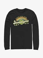 Dungeons And Dragons Here For Shenanigans Long-Sleeve T-Shirt