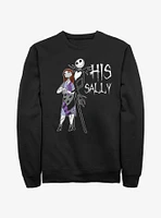 Disney The Nightmare Before Christmas His Sally Sweatshirt