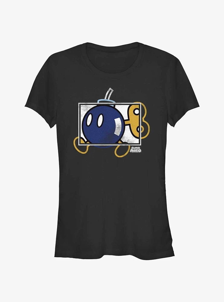 Nintendo Mario Bomb-Hei Box Girls T-Shirt