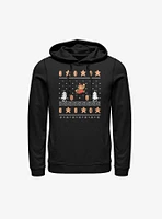 Nintendo Mario Ugly Holiday Black Hoodie