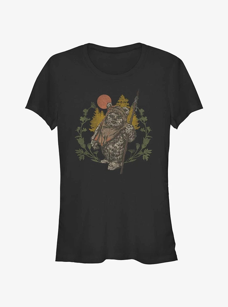 Star Wars Ewok Sunset Girls T-Shirt