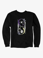 Wednesday Moon And Stars Doppleganger Card Sweatshirt