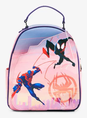 Marvel Spider-Man: Across the Spider-Verse Character Portrait Magnetic Fold Mini Backpack - BoxLunch Exclusive