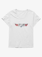 Top Gun Logo Girls T-Shirt Plus