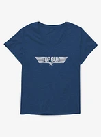 Top Gun Metal Logo Girls T-Shirt Plus