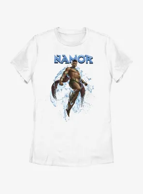 Marvel Black Panther: Wakanda Forever Namor Portrait Womens T-Shirt