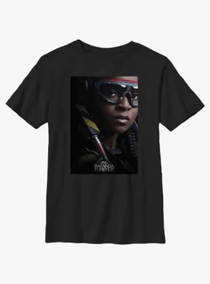 Marvel Black Panther: Wakanda Forever Iron Heart Movie Poster Youth T-Shirt