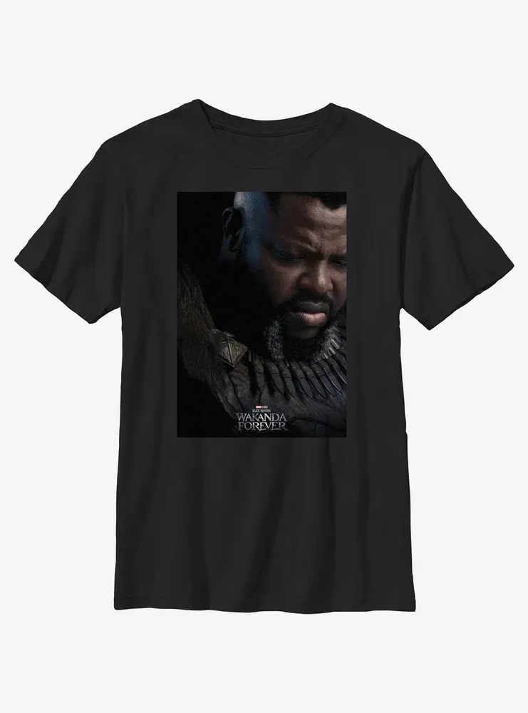 Marvel Black Panther: Wakanda Forever M'Baku Movie Poster Youth T-Shirt