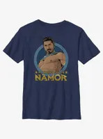 Marvel Black Panther: Wakanda Forever My Enemies Call Me Namor Icon Youth T-Shirt